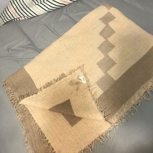 Wilfred wool blanket scarf